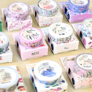 เทปวาชิ 1 ม้วน ลายสีน้ำสไตล์ญี่ปุ่นแบบดั้งเดิม - Product Image 2