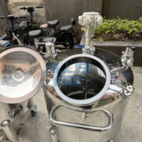 Cuve de mélange en acier inoxydable SUS304 à prix d'usine, pour poudre détergente, liquide alimentaire, avec agitateur chauffant 200L