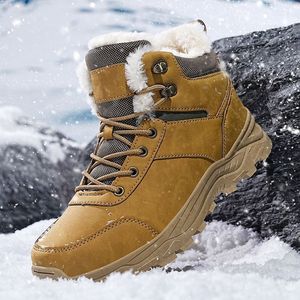 Botas de Nieve para Senderismo al Aire Libre de Talla Grande, Cómodas, Cálidas, Engrosadas, Impermeables, Antideslizantes, Duraderas, para Todas las Estaciones - Product Image 2