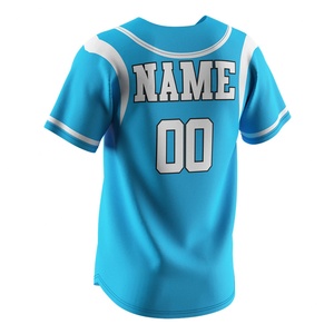 Maillot de baseball personnalisé élégant et confortable avec nom et numéro – Tenue d'équipe durable pour clubs et ligues – Option grandes tailles disponible - Product Image 2