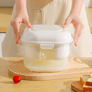 ตัวกรองนมที่มีแผ่นหนาตัว<span class=keywords><strong>กรอง</strong></span>โยเกิร์ตโฮมเมดสำหรับแยกน้ำผลไม้และนมที่คั้นน้ำผักเครื่องกำจัดน้ำ - Product Image 4