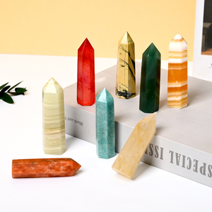 Offre Spéciale : Pierres Naturelles et Cristaux de Guérison, Tour de Cristal Polie à la Main en Divers Matériaux - Product Image 3