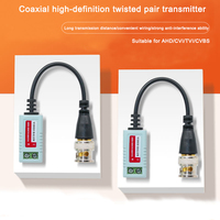 Accesorios para CCTV, Función POE, Balun de Video Pasivo UTP HD 1080P 2MP 3MP, Conector BNC-M, Compatible con AHD/CVI/TVI/CVBS, Plástico ABS