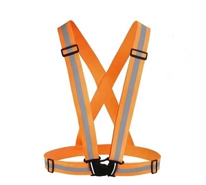 <strong>Reflective</strong> Vest, <strong>Reflective</strong> Glow <strong>Belt</strong> with 2Pack Reflector Armbands, Adjustable Elastic Safety Vest Outdoor <strong>Reflective</strong> <strong>Belt</strong> - Product Image 4