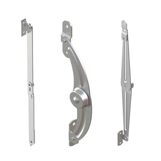 FS7140 Stainless Steel distribution box push-button telescopic support Rotatable Folding Lid Support Hinge