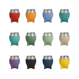 Copa de Mate Argentina de Acero Inoxidable, Doble Pared, Aislamiento al Vacío, Textura Retro Croc, 200ml, <span class=keywords><strong>Libre</strong></span> de BPA, para Fiestas, Exteriores, Comedor, Cafetería - Product Image 4