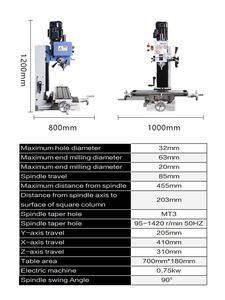 <span class=keywords><strong>Perceuse</strong></span>-Fraiseuse ZX32G Polyvalente à Tarauder <span class=keywords><strong>Verticale</strong></span> pour Métaux - Product Image 2