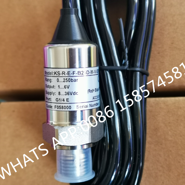Sensor Transducer KS-R-E-F-B25D-M-V-530 0...250 bar output 1....6V 15...30 VDC G1/4E