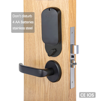 Grado superior 304 Acero inoxidable puro sin llave electrónico RFID CE FCC certificado SISTEMA DE Hotel cerradura de tarjeta cerradura inteligente