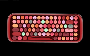 84 <b>Keys</b> Mini Color Cute Mechanical Keyboard Custom Red Switch Triple Mode Backlit Mechanical Keyboard - Product Image 3