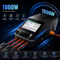 Chargeur de batterie ToolkitRC Q6AC ABS 1-6S AC400W DC1000W 15A XT60, déchargeur intelligent Lipo, accessoires pour drone, pièces pour drone de course FPV