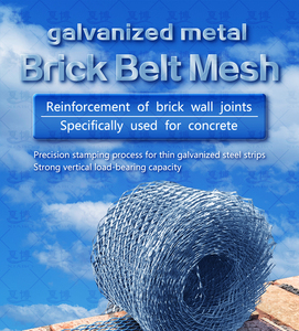 Оцинкованная сетка для кирпичной кладки, рулонная стальная сетка для армирования стен, просечно-вытяжная сетка - Product Image 4