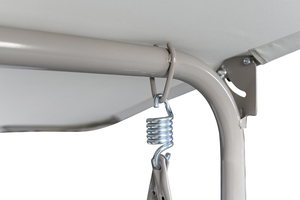 <span class=keywords><strong>Columpio</strong></span> acolchado, estructura de metal resistente de 3 plazas <span class=keywords><strong>para</strong></span> jardín al aire libre, patio <span class=keywords><strong>con</strong></span> <span class=keywords><strong>toldo</strong></span> de tela - Product Image 6