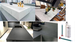 Conjunto adhesivo superficie sólida <span class=keywords><strong>cuarzo</strong></span> mármol) corian/Hanex/Lapitec/<span class=keywords><strong>Dekton</strong></span> en interpretación / laminam - Product Image 6
