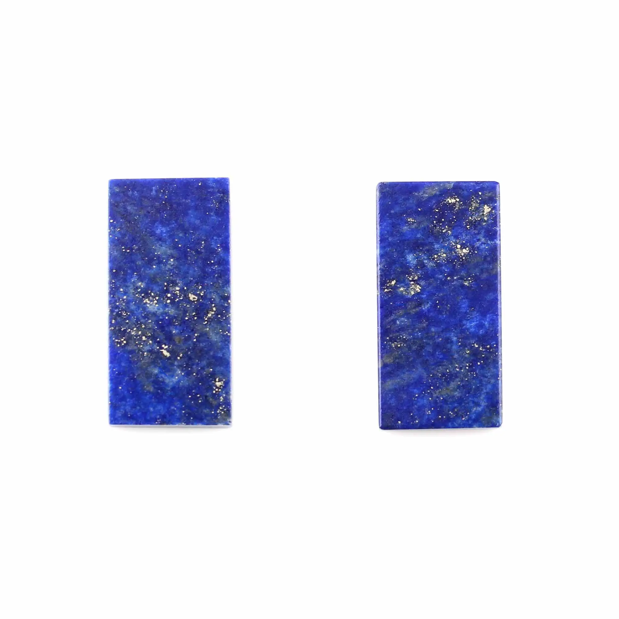 Beste Qualität 8x16mm flaches Rechteck natürliche glatte blaue Lapislazuli kalibrierte Edelsteins chmuck herstellung heilende Kristalls teine