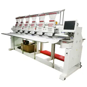 high speed 28 24 20 18 15 12 10 8 two head t shirt cloth hat flat computerized embroidery machine suppliers
