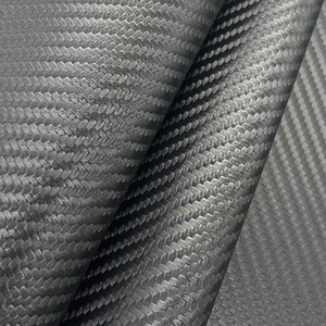 Fábrica al por mayor negro PVC 0,5mm tejido grueso fibra de carbono cuero <span class=keywords><strong>para</strong></span> <span class=keywords><strong>volante</strong></span> cubierta cuero coche tapicería cuero - Product Image 2