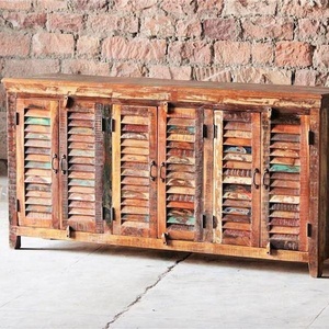 Vintage Industrial Metal Dining Room <b>Sideboard</b> - Product Image 6