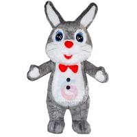 Prix usine taille 2m 2.6m 3m géant longues oreilles lapin gonflable tigre adulte Panda Costumes chat mascotte Costume pour la publicité