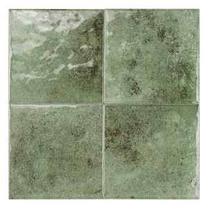 Piastrella Verde Capri 15 X 15 Cm, Spessore 8 Mm, Finitura Lucida, Bordi Irregolari - Product Image 2