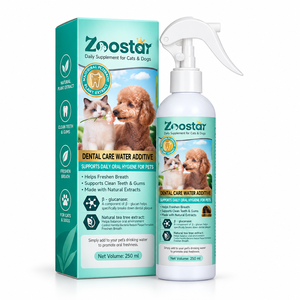 Haustier-Mundhygiene-Wasserzusatz für Hunde und Katzen Versandfertig Atem-Erfrischer Flüssigkeit Unterstützt Saubere Zähne und Zahnfleisch 250ml - Product Image 1