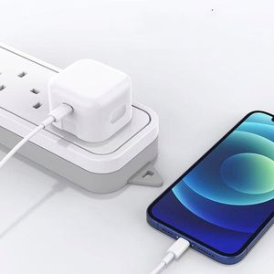อะแดปเตอร์ชาร์จ 2 in 1 หัวปลั๊ก EU US UK AU พร้อมสายชาร์จ PD 20W USB C ชาร์จเร็ว QC3.0 สำหรับโทรศัพท์มือถือรุ่น 16/15/14/13 - Product Image 1