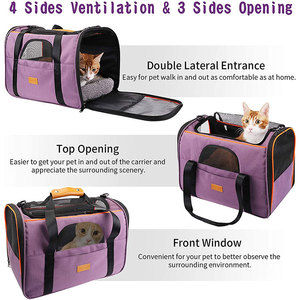 Portable compagnie aérienne approuvé doux face <span class=keywords><strong>chien</strong></span> épaule portant petit chat <span class=keywords><strong>sac</strong></span> <span class=keywords><strong>de</strong></span> <span class=keywords><strong>transport</strong></span> pour animaux <span class=keywords><strong>de</strong></span> compagnie étanche pliant fourre-tout voyage <span class=keywords><strong>sac</strong></span> pour animaux <span class=keywords><strong>de</strong></span> compagnie pour - Product Image 2