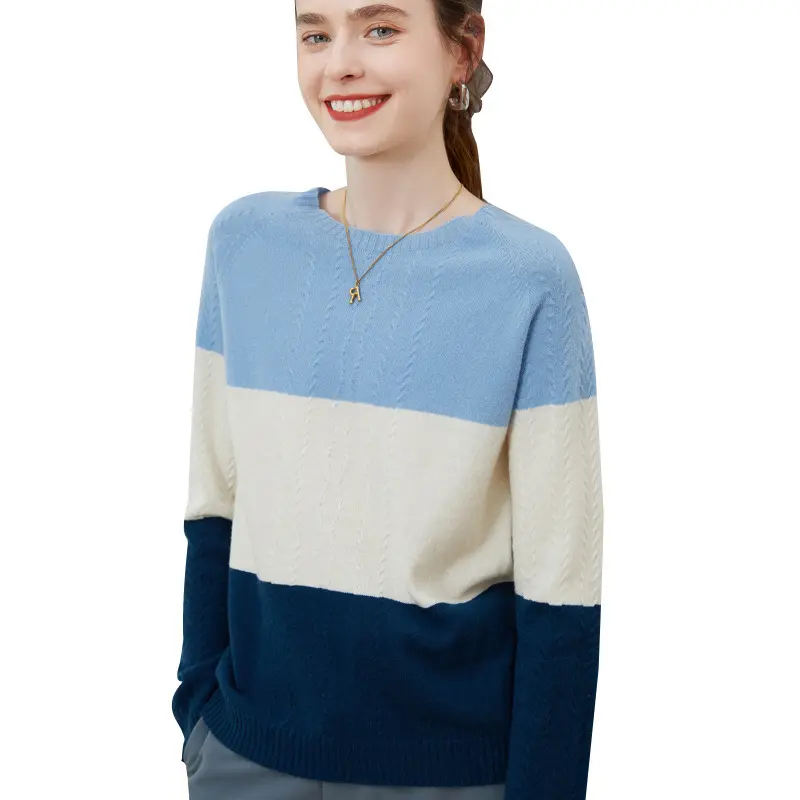 2023 New Arrival Ski Collection Custom Autumn Winter Wool Cashmere Sweater Women