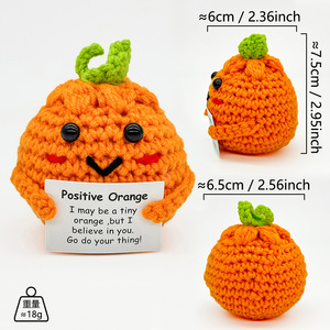 Handmade Crochet Avocado Pineapple Watermelon Plush Doll <b>Mini</b> Amigurumi Stuffed Toy for Gift <b>Desk</b> Decor - Product Image 5