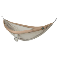 Vente en gros de balançoire hamac portable gonflable en polyester 200kg durable pour 2 personnes avec moustiquaire pour camping en plein air, OEM et ODM