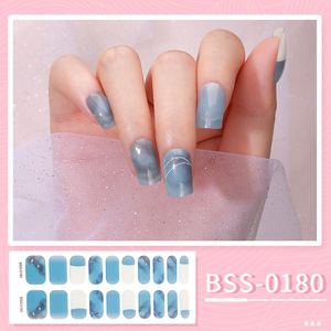 สติกเกอร์เจลกึ่งสำเร็จรูป UV 2D ลายดอกไม้รุ้งหัวใจ สำหรับตกแต่งเล็บแบบ DIY - Product Image 6