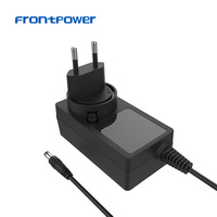 12V 4A 24V 2A US EU UK AU KC PSE SAA PSB prise interchangeable 15V 3A AC DC adaptateur secteur pour humidificateur Modem aspirateur