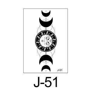 Flor negra mariposa Cruz ojos serpiente cráneo <span class=keywords><strong>brazo</strong></span> tatuaje temporal pegatinas <span class=keywords><strong>tatuajes</strong></span> corporales que parecen reales y duran mucho tiempo - Product Image 6