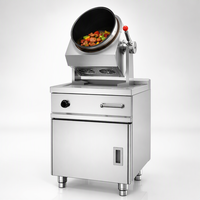 Robot Wok Intelligent Électrique 5000W à Induction Automatique pour Grande Cantine et Usine Alimentaire