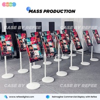 Monitor Smart TV Portátil Inalámbrico de 21.5/24/27/32 Pulgadas Android con Batería Incorporada de 10 Horas de Duración Pantalla Táctil y Panel LCD Refee