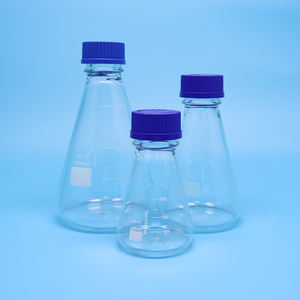 Flacons Erlenmeyer pour expériences de <span class=keywords><strong>chimie</strong></span> transparentes/ambrées de laboratoire faciles à utiliser - Product Image 2