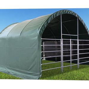 Tente pour bétail en PVC robuste, structure en acier galvanisé pour l'élevage, abri pour animaux, tente de ranch, auvent pour bétail - Product Image 2
