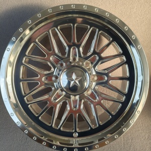 Ruedas Forjadas Pulimentadas 20x10 22x12 24x12 26X14 -18 -<span class=keywords><strong>25</strong></span> -44 -51 -76 -101 Offset 8x165.1 (8x6.<span class=keywords><strong>5</strong></span>), 8x170, 8x180 para Ruedas de Camión - Product Image 4