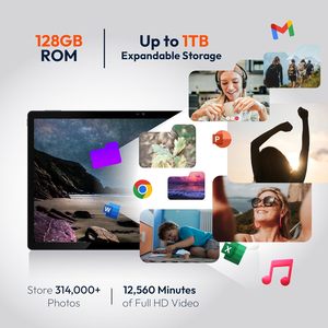 Tableta MESWAO MES-B3 de 15.6 Pulgadas con Android 14, 128 GB de Almacenamiento, Pantalla de 1080P, Procesador de 8 Núcleos, Expandible hasta 1 TB - Product Image 6