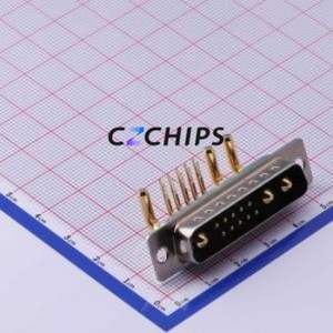 GDM13W3M-20A90 D-Sub/VGA Connector Bent Lead Through Hole Connector Power & Signal Hybrid D-Sub Male 13W3 Right Angle Insert - Product Image 1