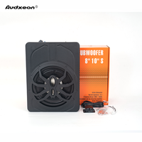 Subwoofer actif pour voiture de 10 pouces, 500 W max, 200 W RMS, classe AB, ultra fin, installation facile, OEM ODM