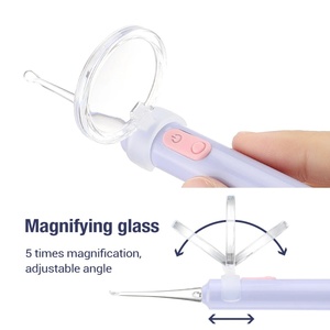 Kids Luminous <b>Ear</b> Spoon Dual Light Source LED Light <b>Ear</b> <b>Cleaning</b> Set <b>Ear</b> Picking USB Baby Earwax Remover <b>Kit</b> - Product Image 4