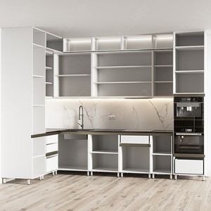 Armario <span class=keywords><strong>De</strong></span> cocina económico, Color Chocolate, <span class=keywords><strong>De</strong></span> madera - Product Image 2
