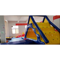 Structure gonflable sur mesure de haute qualité pour parc, 8x3x4m, combo trampoline, toboggan, plateforme, sports nautiques, CE