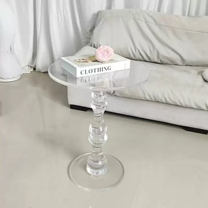ไฟอะคริลิคโปร่งใสหรูหราโต๊ะข้างเรียบง่ายเฟอร์นิเจอร์บ้านสำหรับทุกที่ - Product Image 1
