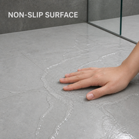 Carreaux de sol intérieurs modernes et simples en porcelaine pleine masse 400x800, antidérapants, surface brillante, épaisseur 10mm, pour salon, cuisine, salle de bain, mur