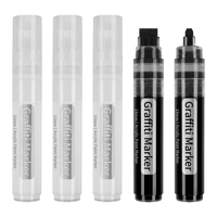 Marqueurs de couleur Jumbo, pointe de feutre Jumbo de 15mm, marqueurs de peinture acrylique pour peinture rupestre, pierre, céramique, verre, bois, toile