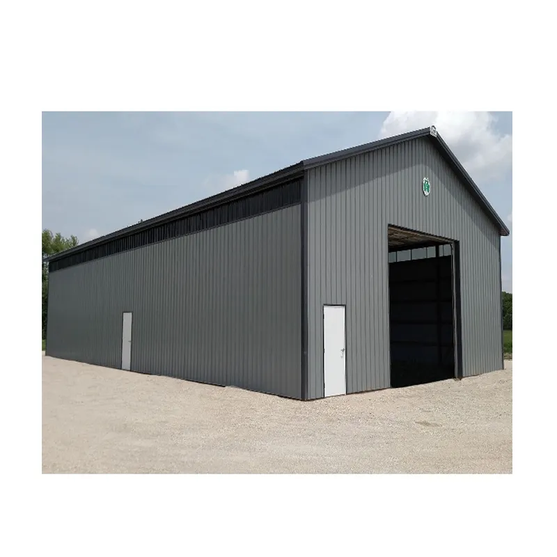 Steel Structure Hot Kits For Sale Prefabricated Drawing Steel Structure Building Horse Storage Shed Barn