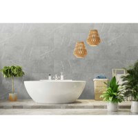 Paneles de Pared 3D Impermeables Carrara Mercury de 800x400x5.5mm para Baño y Cocina, Revestimiento de Pared Moderno SPC Ligero Autoadhesivo