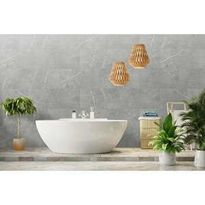 Pannelli Adesivi 3D Impermeabili SPC Effetto Carrara Mercury 800x400x5.5mm per Rivestimento Pareti Moderne di Bagno e Cucina - Product Image 2